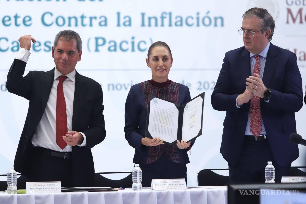 Relanza Sheinbaum el Pacic: tiendas y empresarios pactan precio máximo de 910 pesos para la canasta básica