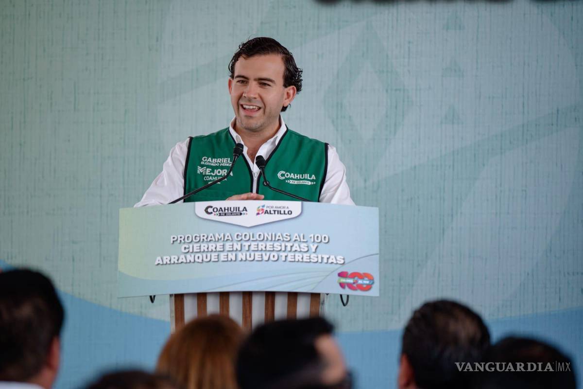 $!Gabriel Elizondo Pérez, coordinador general de Mejora Coahuila, reiteró el respaldo del gobernador Manolo Jiménez durante el cierre del programa Colonias al 100 en Teresitas y Nuevo Teresitas.