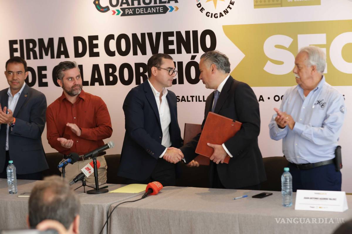 Suscriben convenio la SEC y el IMPI; destacan a Coahuila en tercer lugar nacional en registro de patentes