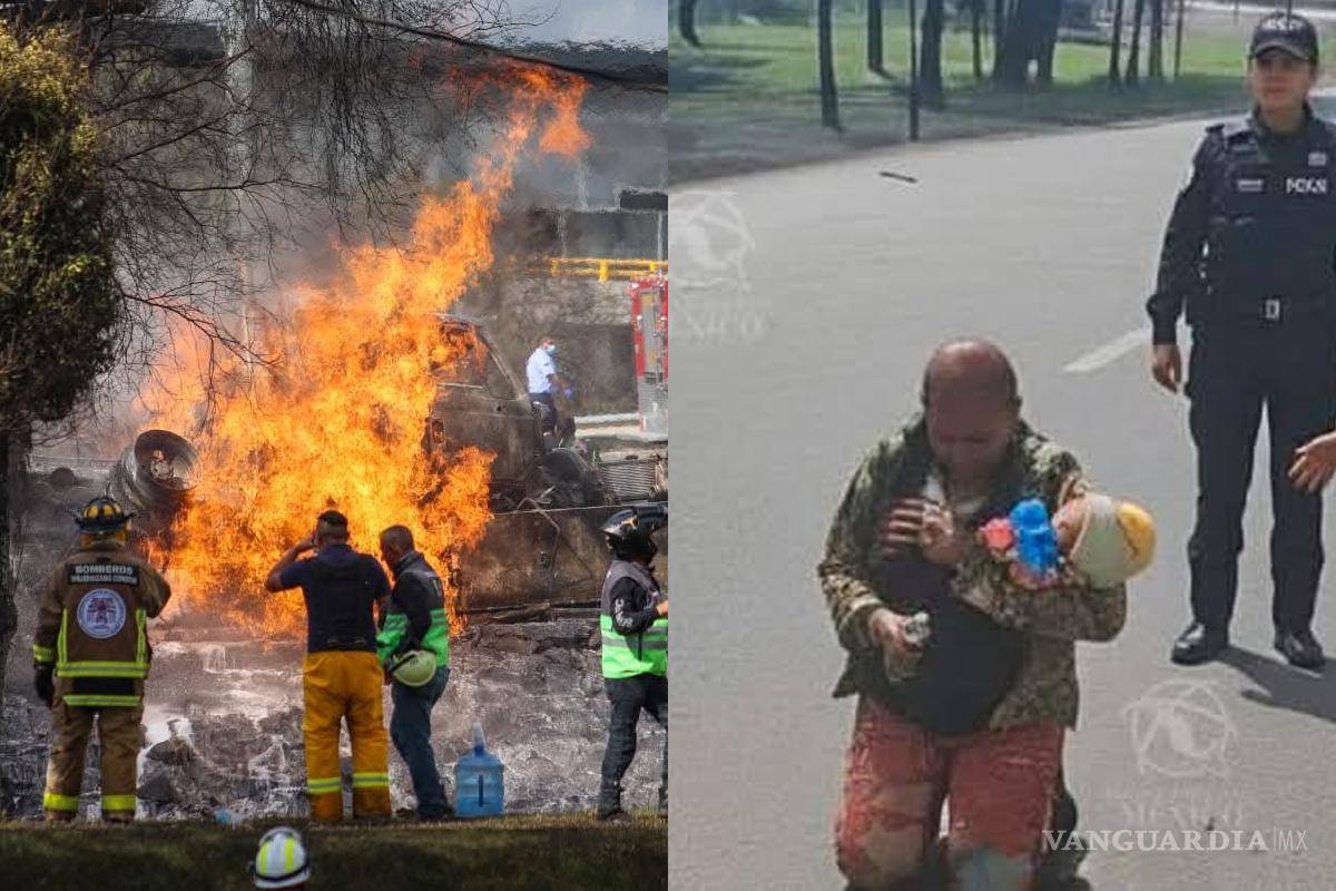 ¡Heroína!... Alicia arriesgó su propia vida para proteger a su nieta en explosión; tiene quemaduras en 98% del cuerpo