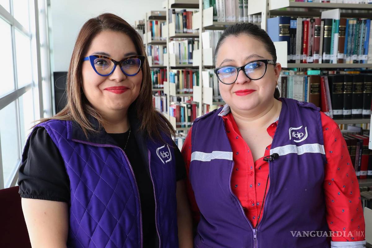 $!La abogadas Betzabe López (i) y Verónica Berber en Ciudad de México.