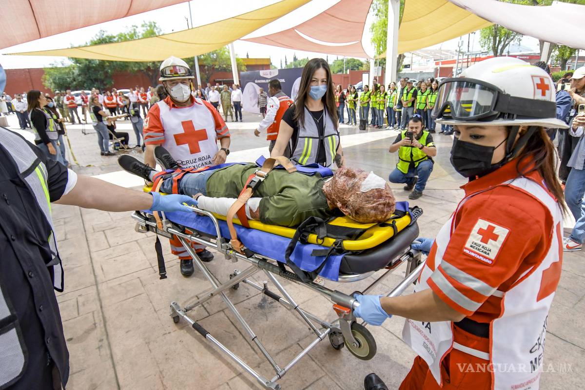 Sorprende alerta por simulacro en celulares a saltillenses; evacuan Presidencia Municipal