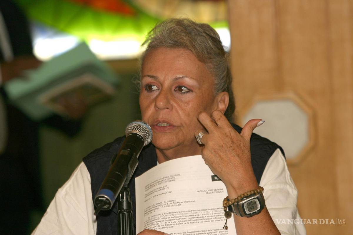 $!15/11/2007.Teresa Ulloa Ziaurriz, directora de la Coalición Regional contra el Tráfico de Mujeres y Niñas en AL presentó una denuncia en contra de Prodigy.