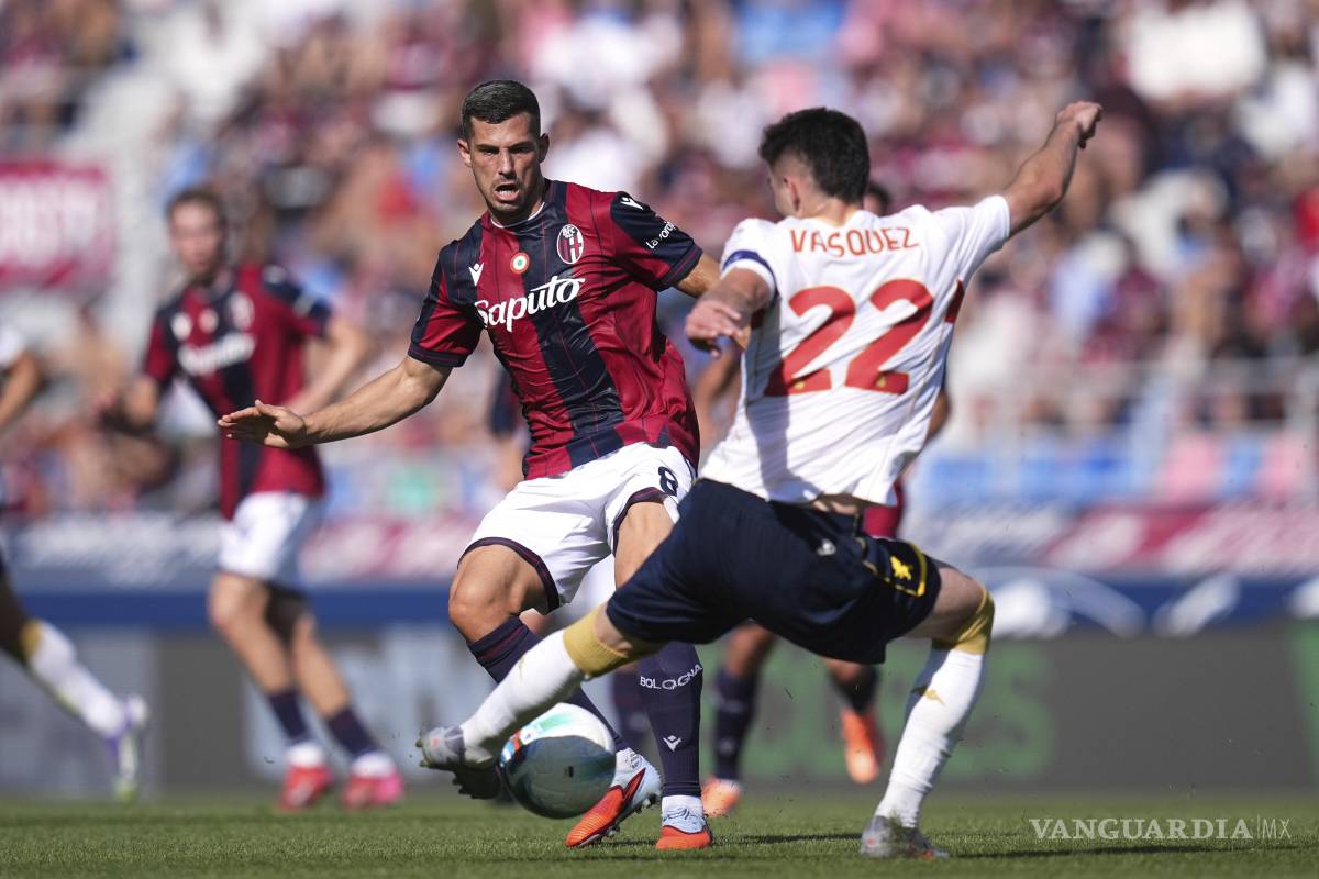 Bologna vence al Genoa de Johan Vásquez en el último suspiro con penal de Orsolini
