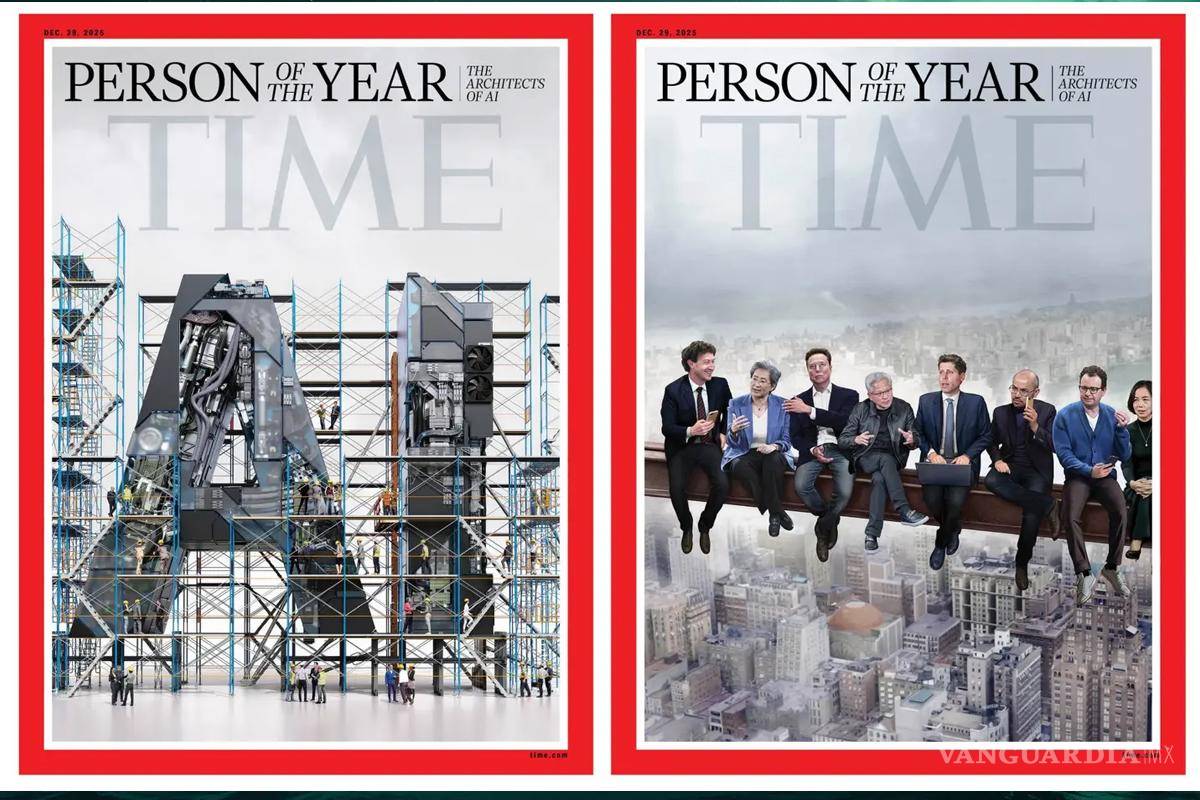Time nombra Persona del Año a Musk, Zuckerberg, Huang y los ‘arquitectos de la IA’