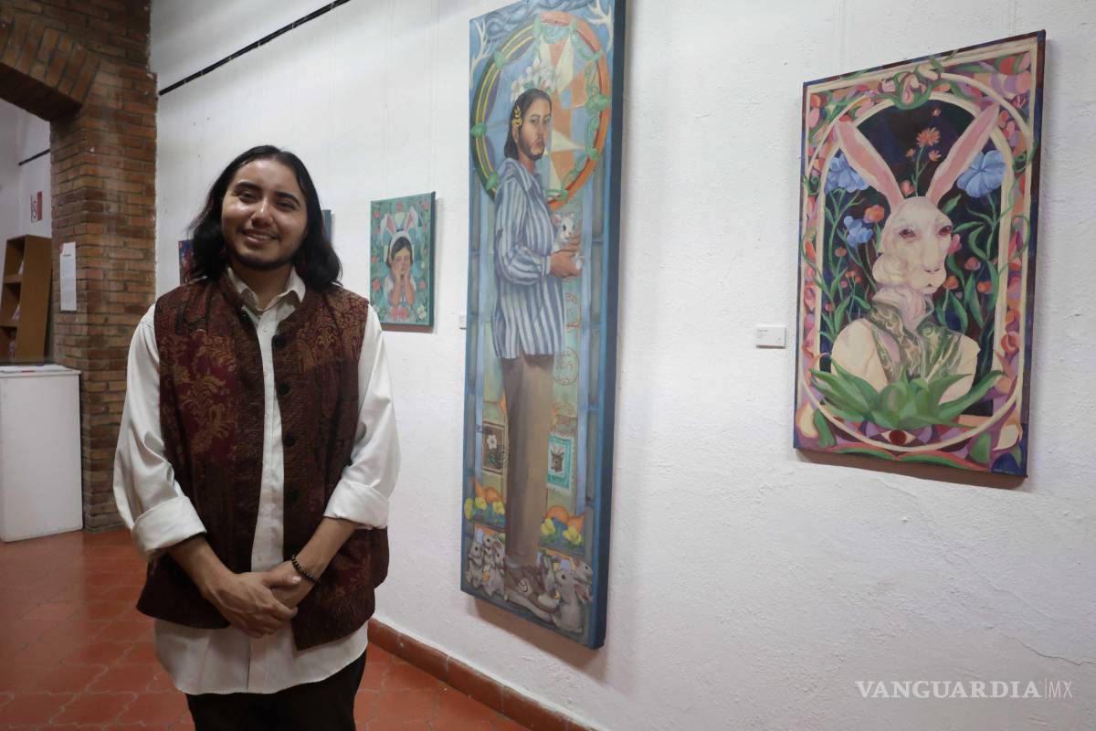 Orlando Cuéllar muestra su más reciente trabajo pictórico en la Alianza Francesa