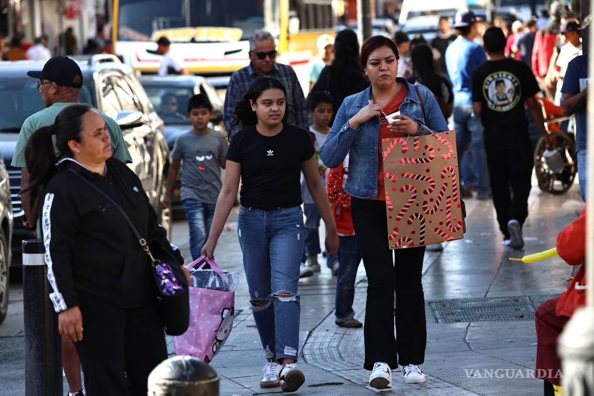 Comerciantes del Centro de Saltillo prevén cierre positivo en ventas decembrinas
