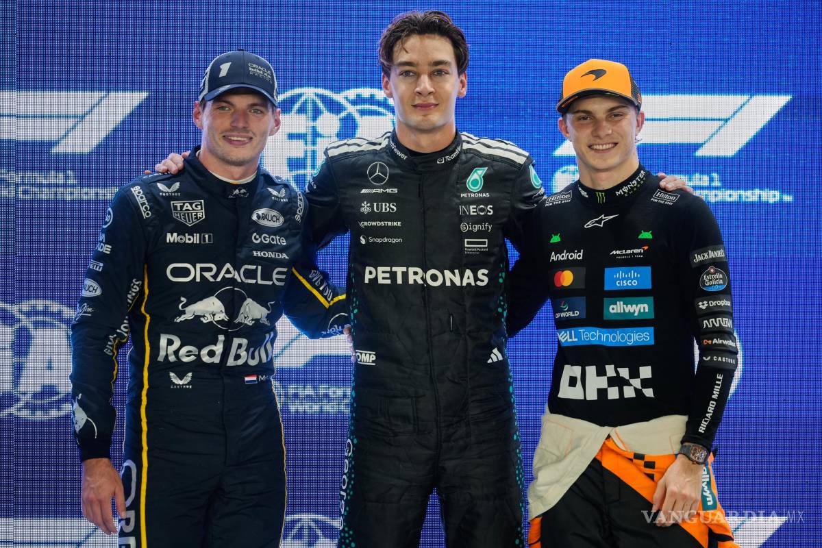 George Russell supera a Max Verstappen y arranca primero en el GP de Singapur