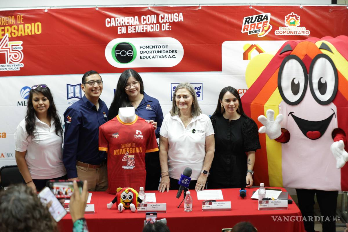 Ruba Race 2025: deporte y solidaridad por los jóvenes de Saltillo