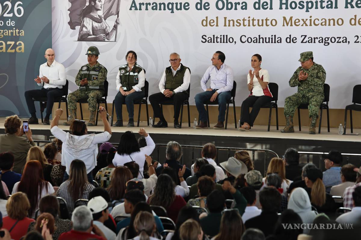 $!La mandataria supervisará el arranque del proyecto junto al gobernador Manolo Jiménez, señaló durante el arranque de obra del hospital regional.