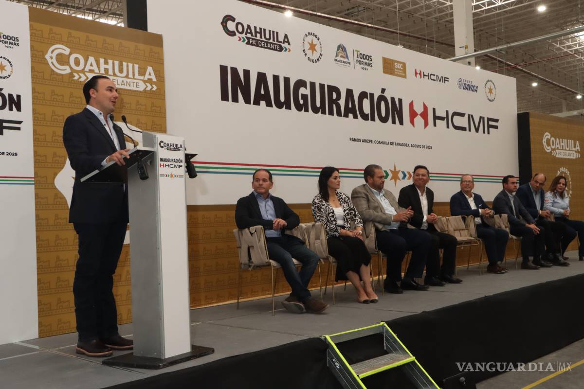 Inauguran planta de HCMF en Ramos Arizpe, generará más de 300 empleos