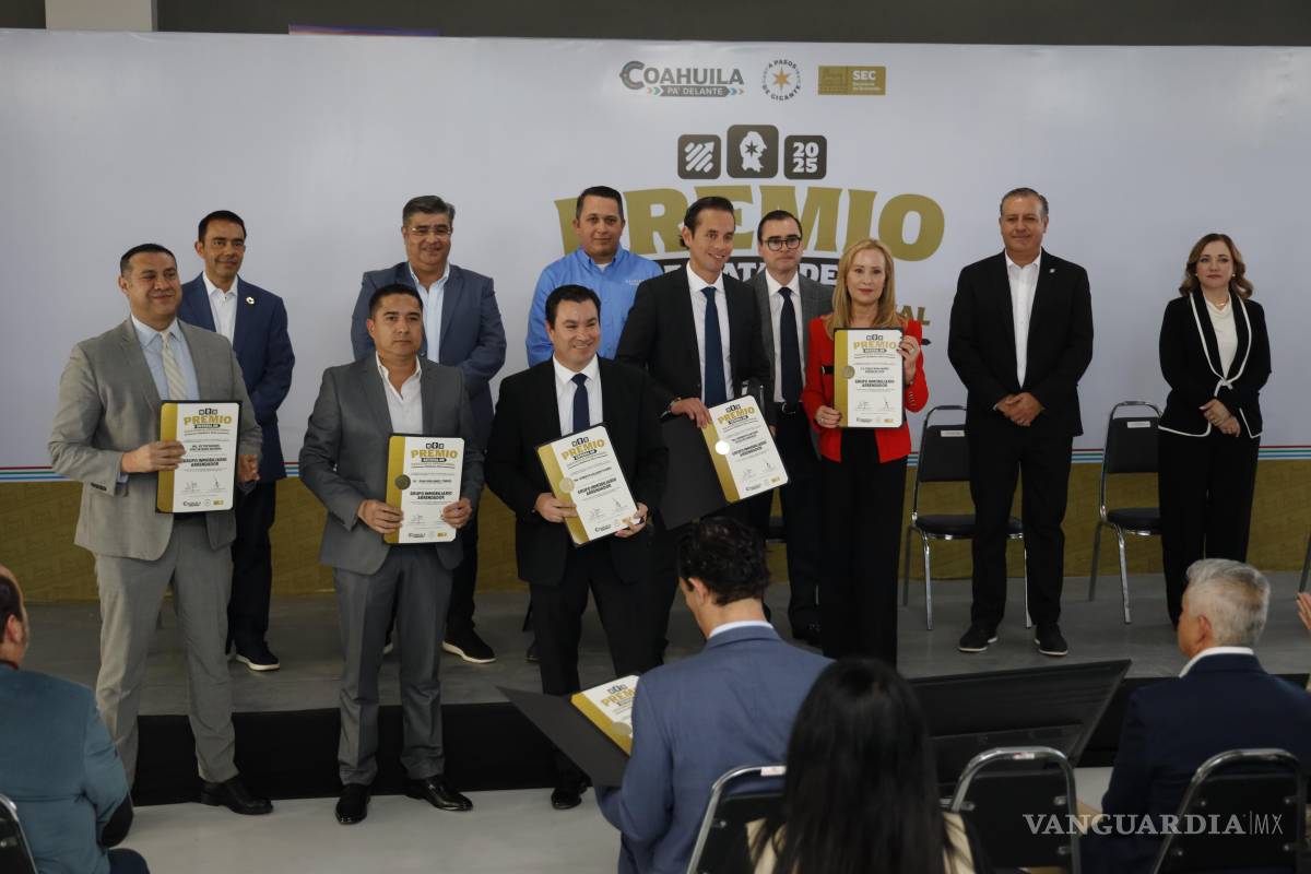 Entregan Premio Estatal de Excelencia Operacional; cinco empresas fueron galardonadas