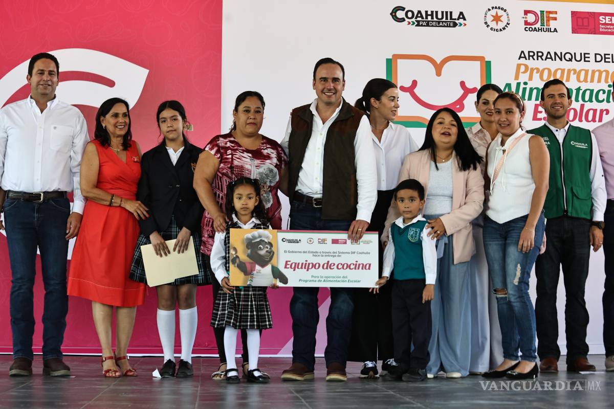 Arrancan programa de alimentación escolar en Coahuila: beneficiará a más de mil escuelas