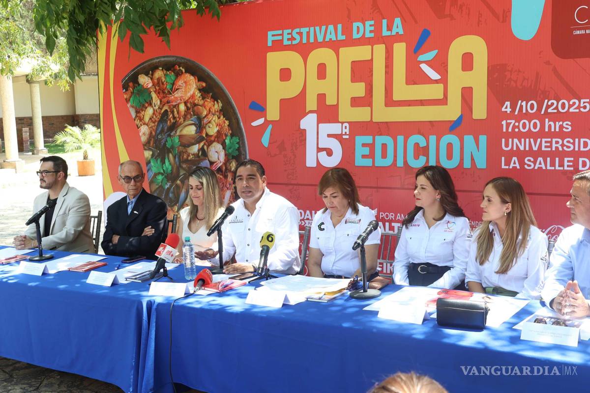Saltillo: Preparan XV Festival de la Paella