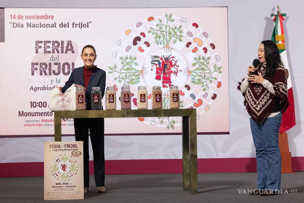 Sheinbaum presenta ‘Frijol del Bienestar’ y ofrece a 27 pesos el kilo en tiendas