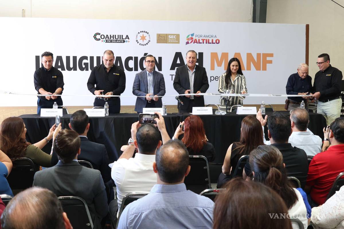 Inauguran planta de AH MANF en Saltillo; busca generar 100 empleos