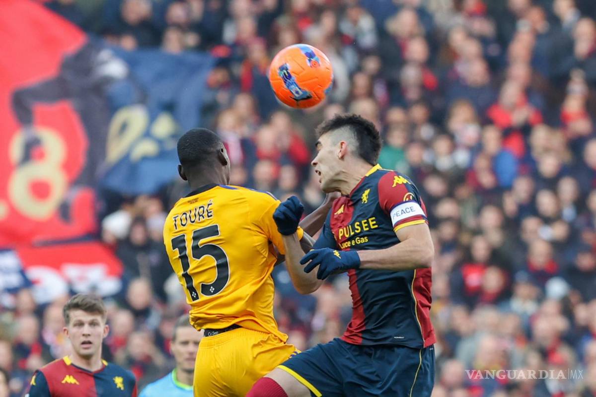 Genoa empata 1-1 con Pisa; Johan Vásquez vuelve a cometer error y propicia gol del rival