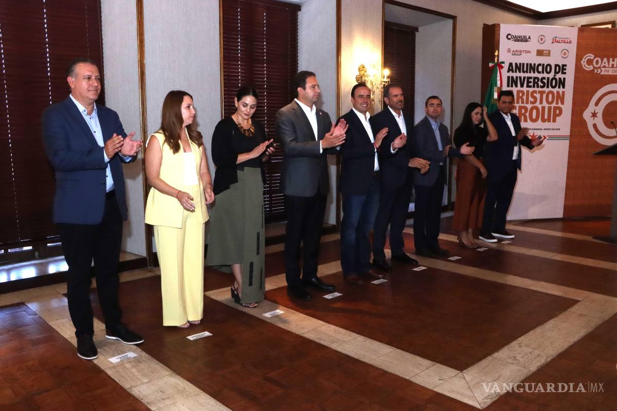 Ariston Group anuncia nueva inversión por 157 millones de pesos en Saltillo