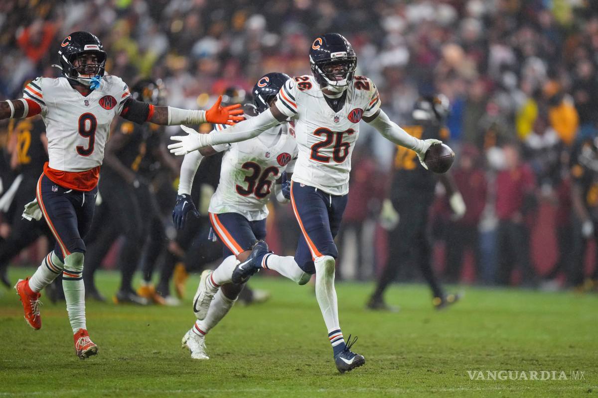 Bears logran apretado triunfo 25-24 sobre los Commanders en Monday Night Football