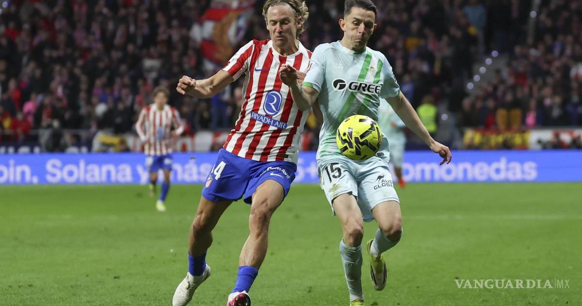 Álvaro Fidalgo le gana el duelo a Obed Vargas: Real Betis vence al Atlético de Madrid en LaLiga