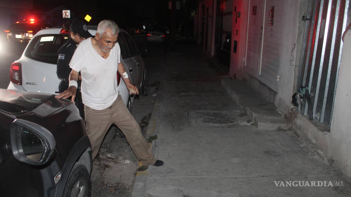 PLEITO DE ANCIANOS DEJA UN LESIONADO