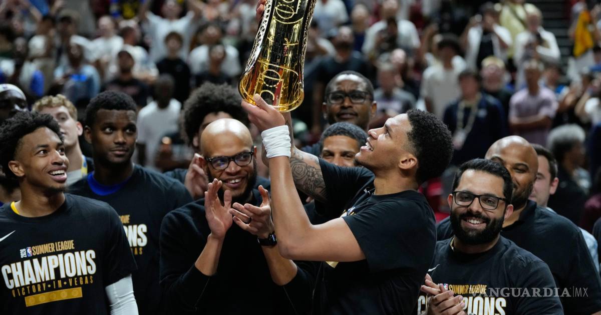 Warriors de Golden State son campeones y Vitor Galvani celebra título en la Summer League