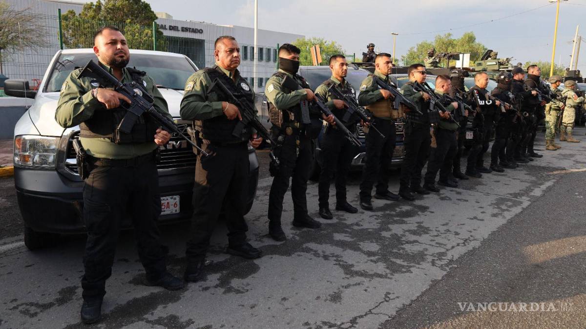 Autoridades de los tres niveles de gobierno realizan operativo de seguridad en colonias del surponiente de Saltillo