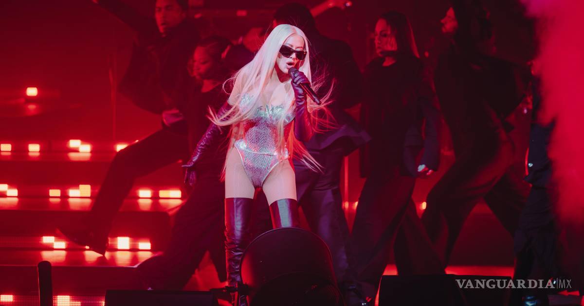 Christina Aguilera ofreció lujo y música en el Teatro Yaamava en California