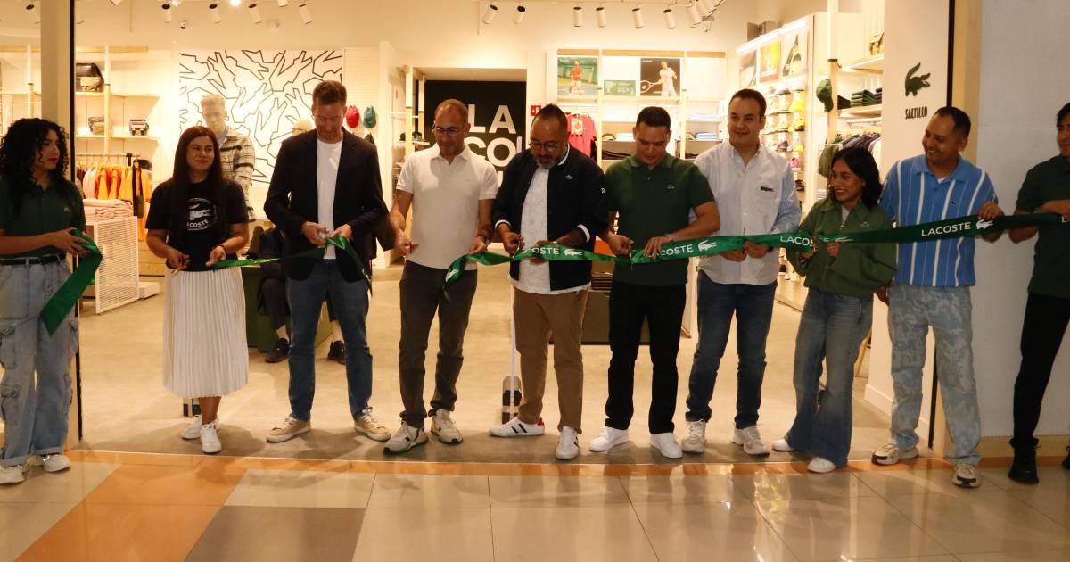 Inauguran una tienda Lacoste en Galerías Saltillo y otra más en Torreón