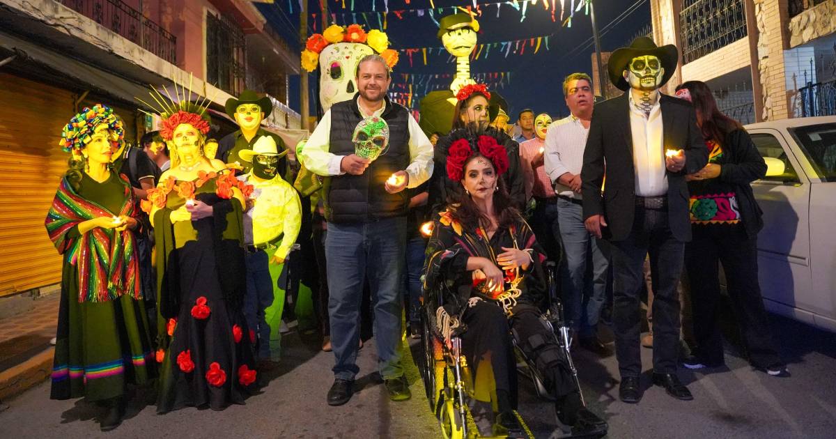 Ramos Arizpe se llena de color y tradición: más de 12 mil personas disfrutan el arranque del Festival de la Catrina