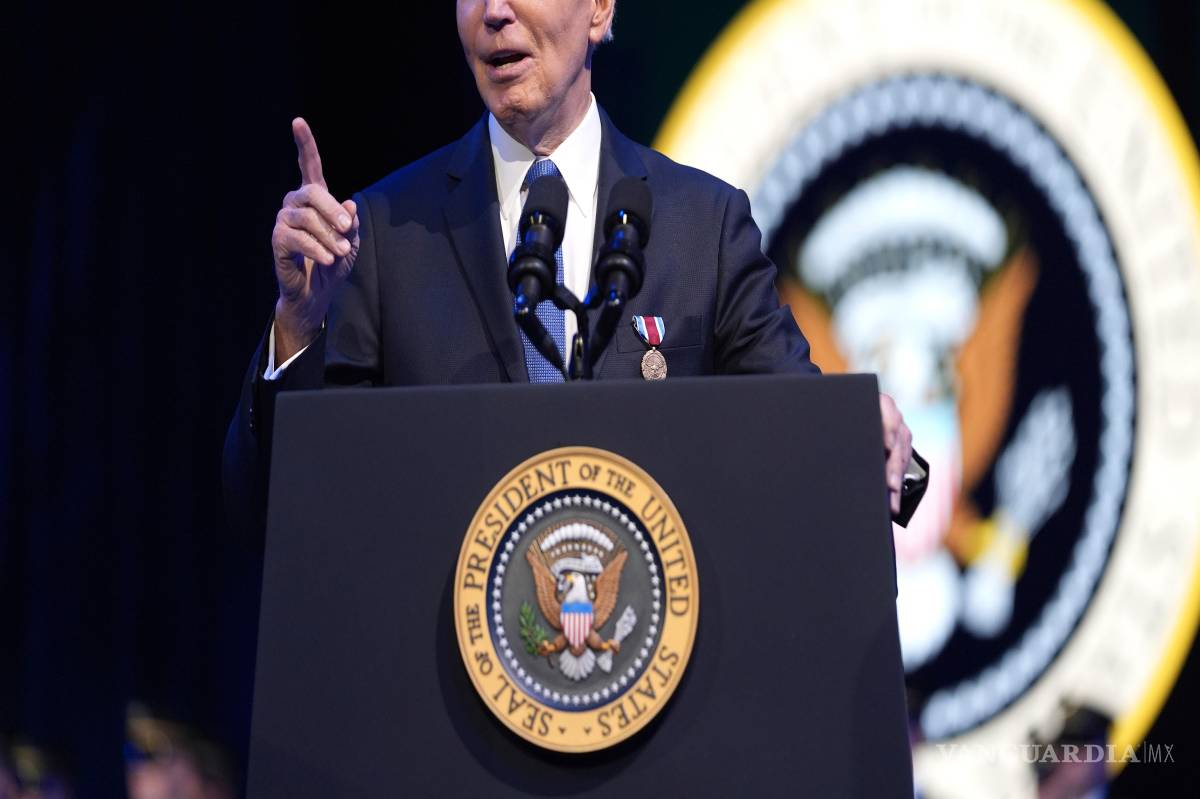 $!El entonces presidente Joe Biden en un evento en Arlington, Virginia, el 16 de enero del 2025.