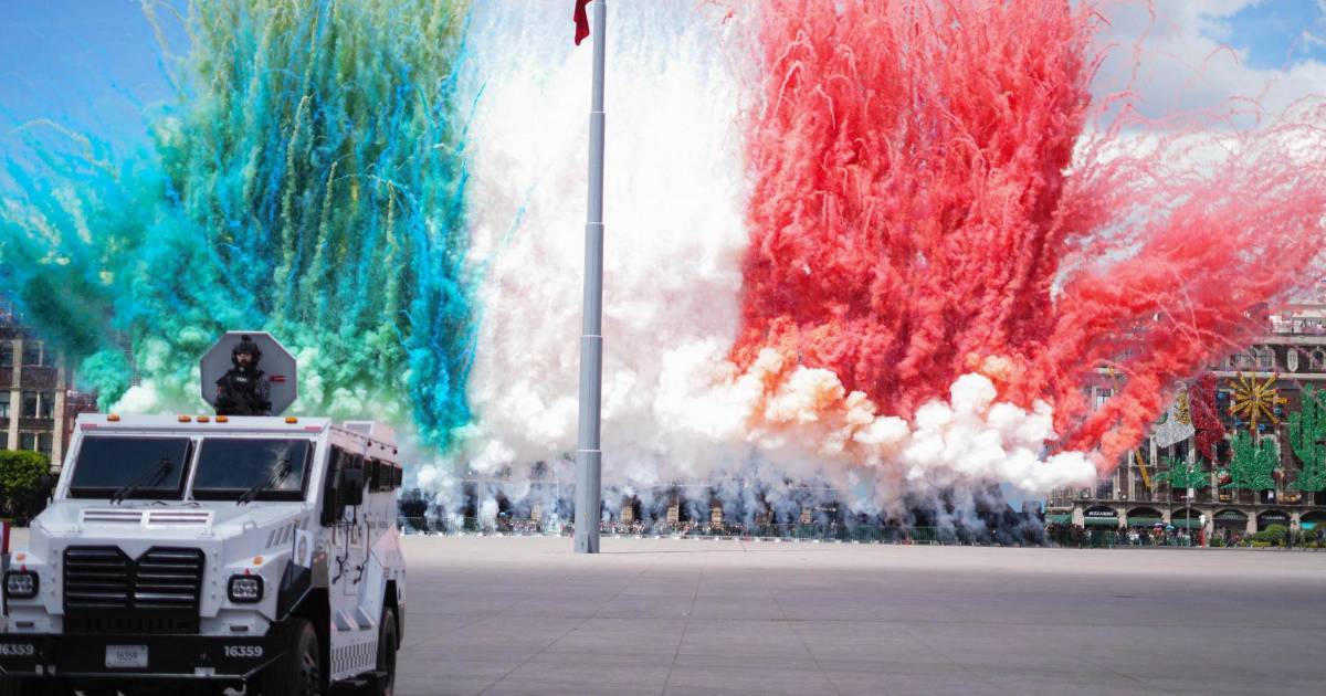 La caída del desfile