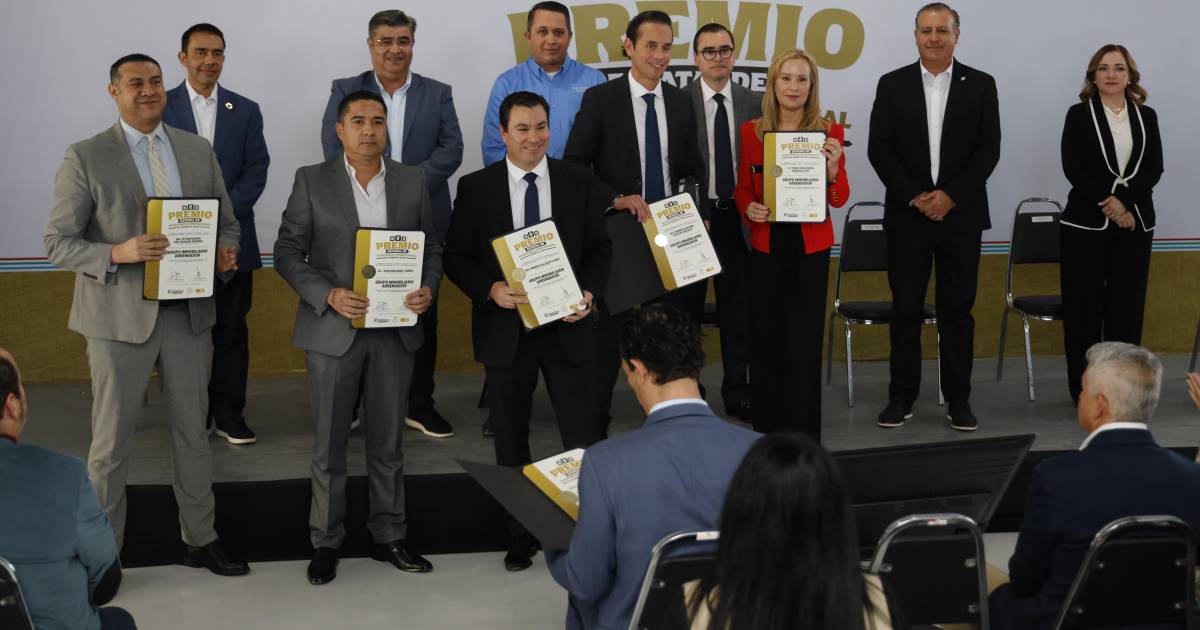 Entregan Premio Estatal de Excelencia Operacional; cinco empresas fueron galardonadas