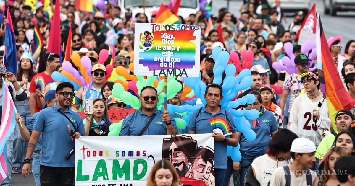 Saltillo se pinta de colores: Marcha del Orgullo y la Dignidad reúne a miles