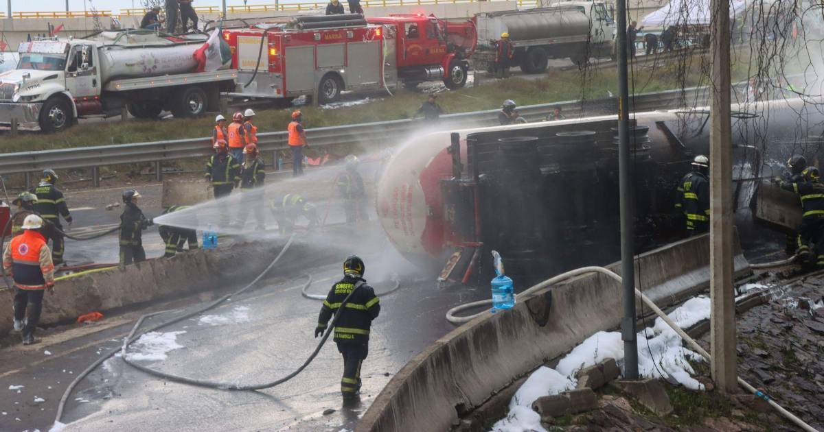 ‘Probable exceso de velocidad’ primer dictamen de Fiscalía sobre incidente de pipa en Iztapalapa