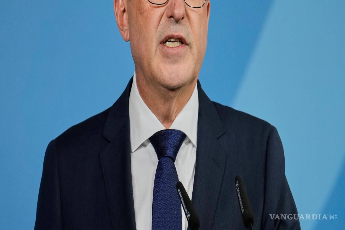 $!El ministro del interior alemán Alexander Dobrindt en conferencia de prensa en Berlín el 1 de septiembre del 2026.