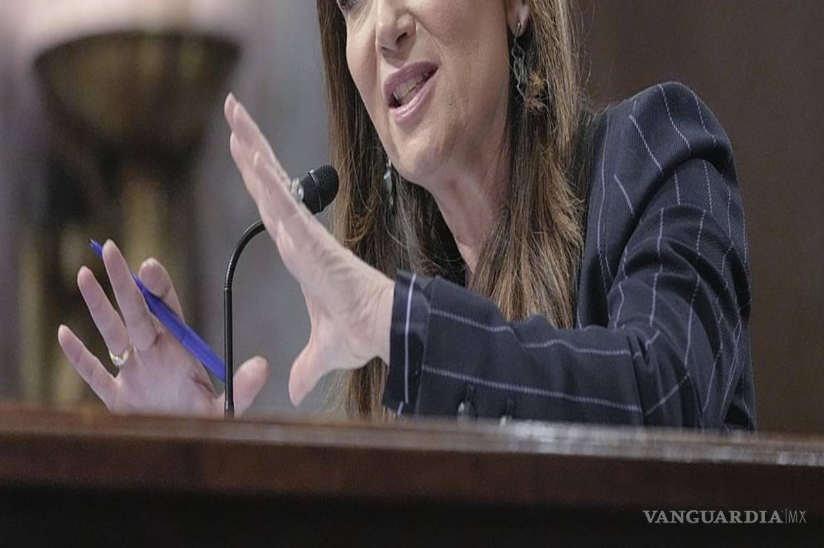 $!La secretaria de Agricultura estadounidense Brooke Rollins, durante una audiencia ante el Senado. Roolins y la presidenta Claudia Sheinbaum reactivarán la planta.