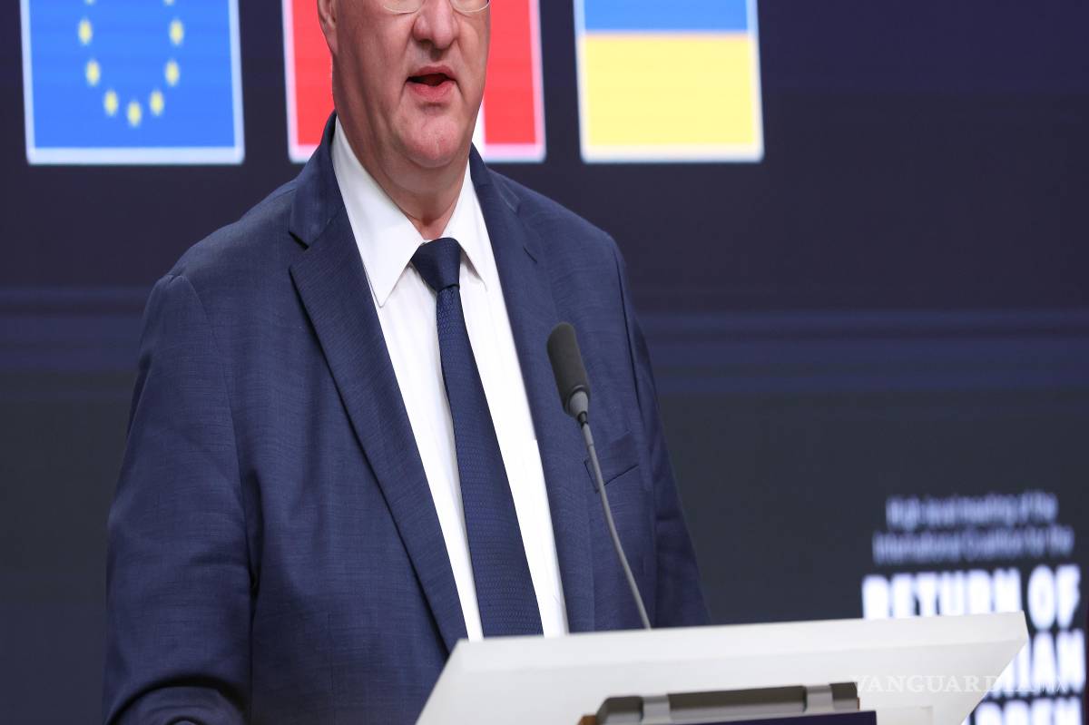 $!El ministro de Asuntos Exteriores de Ucrania, Andrii Sybiha, asiste a la reunión de de la Coalición Internacional para el Retorno de los Niños Ucranianos en Bruselas.
