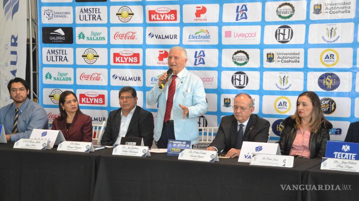 Carrera del Día del Médico buscará recaudar fondos para equipar al Hospital Universitario de Torreón