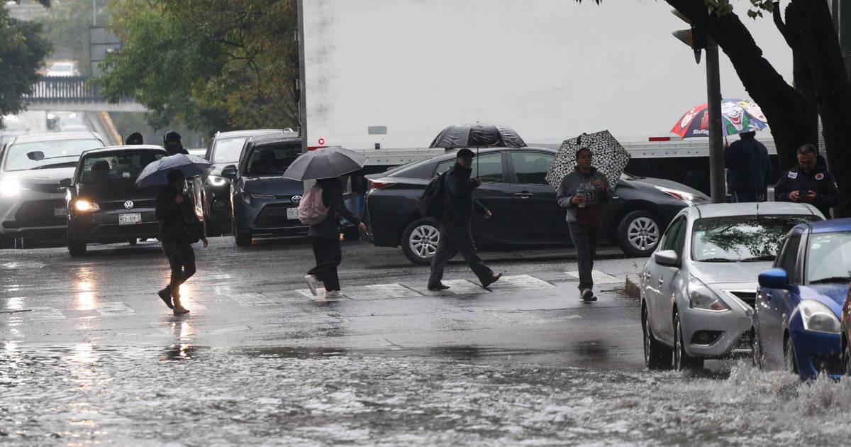 Caen más de 10 millones de metros cúbicos de agua en Ciudad de México
