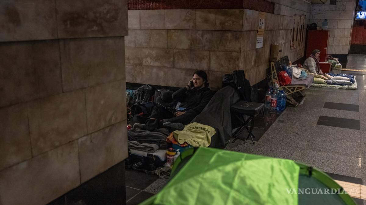 Vagones del metro se convierten en el hogar de ucranianos