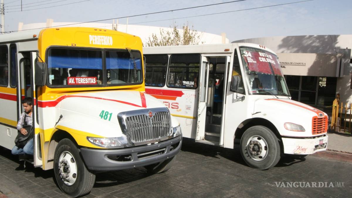 Aprueban en comisión incremento al transporte en Saltillo