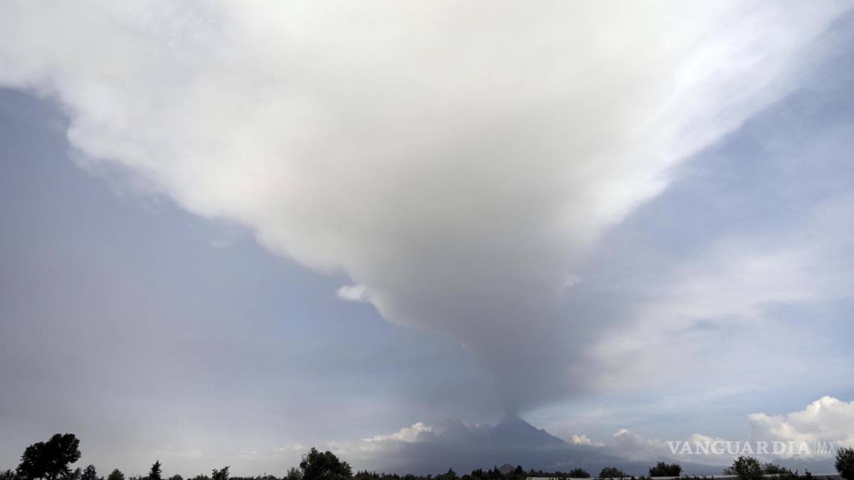 Asombrosas imágenes de la actividad del volcán Popocatépetl