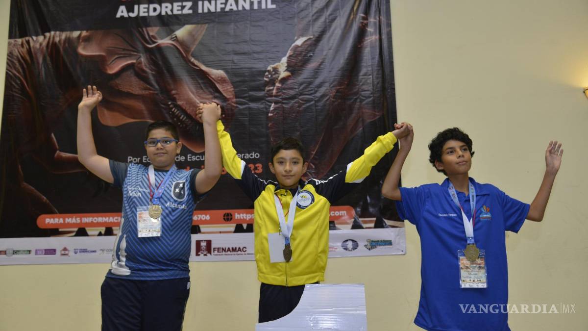 ¡Van a la cima del mundo!: Nacional de Ajedrez ‘Coahuila 2023’ ya tiene ganador