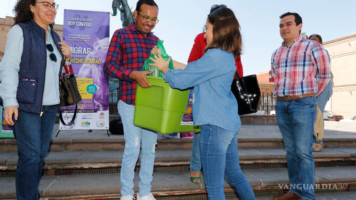 Arranca en Saltillo campaña de apoyo a migrantes