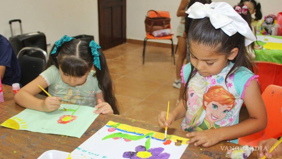 Creatividad infantil florece en los Cursos de Verano de Cuatro Ciénegas