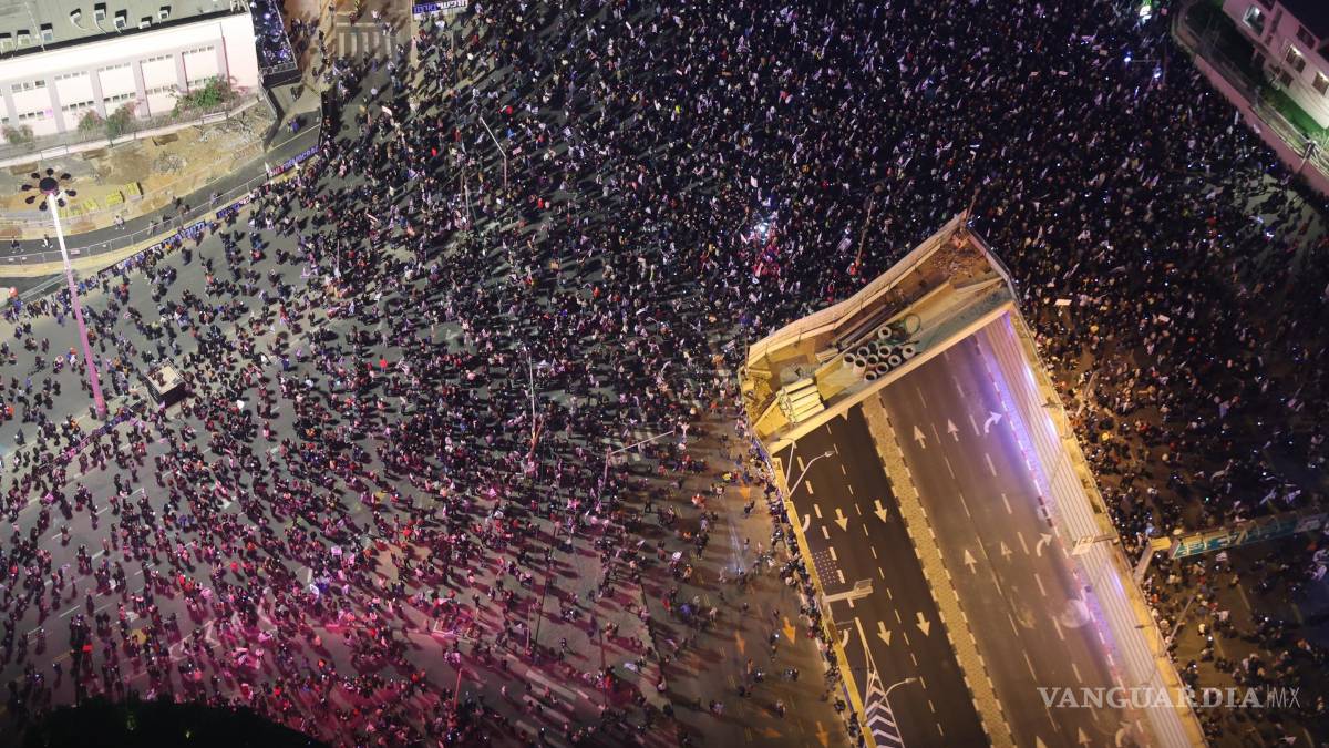 Miles de Israelíes protestan contra las de reformas al sistema judicial impulsadas por Benjamin Netanyahu