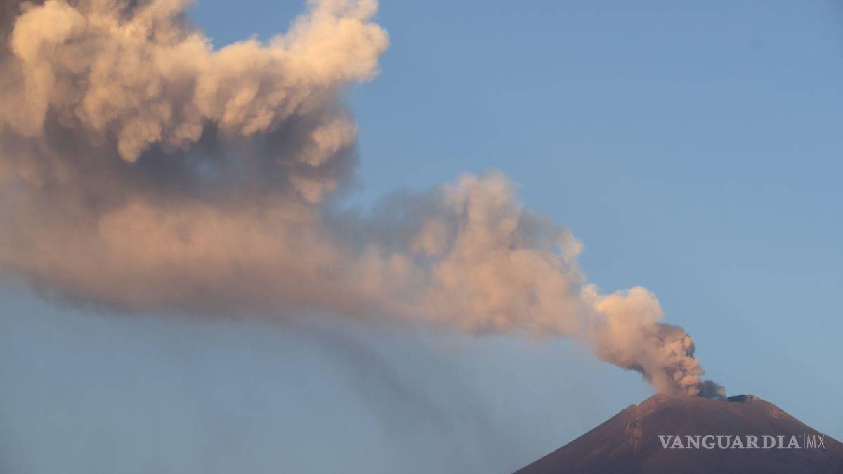 Asombrosas imágenes de la actividad del volcán Popocatépetl