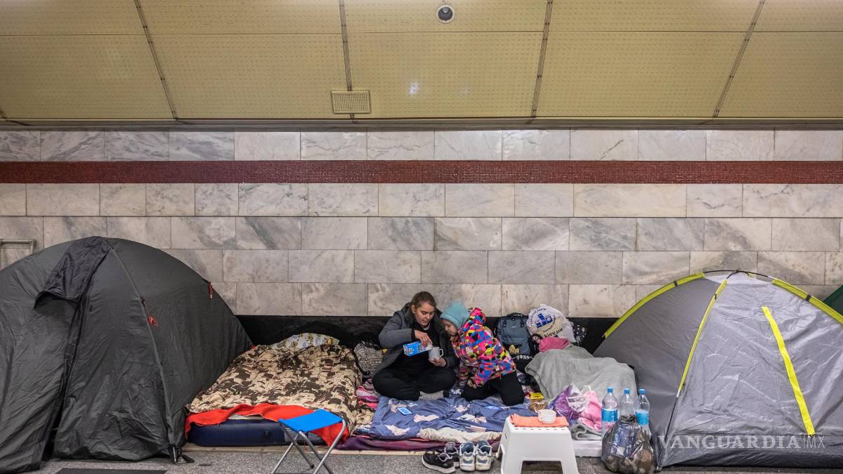 Vagones del metro se convierten en el hogar de ucranianos