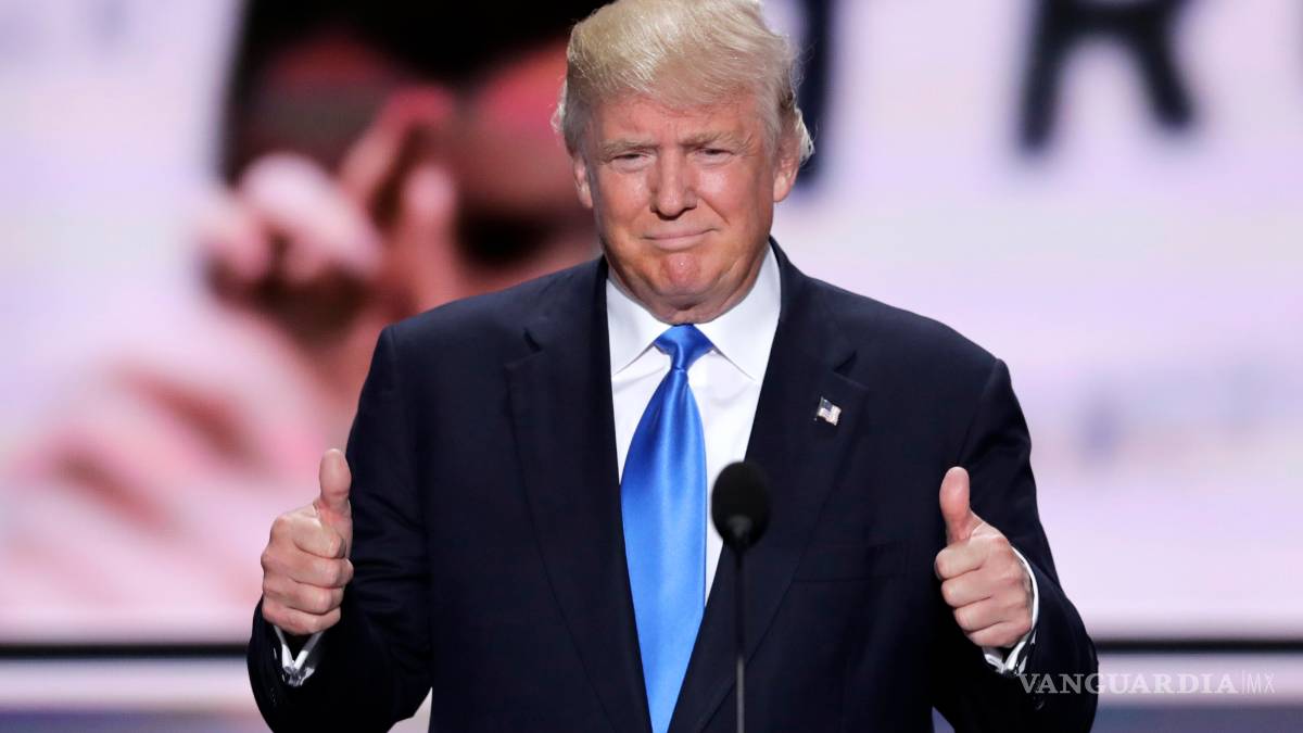 Trump, elegido oficialmente candidato republicano a la Presidencia de EU